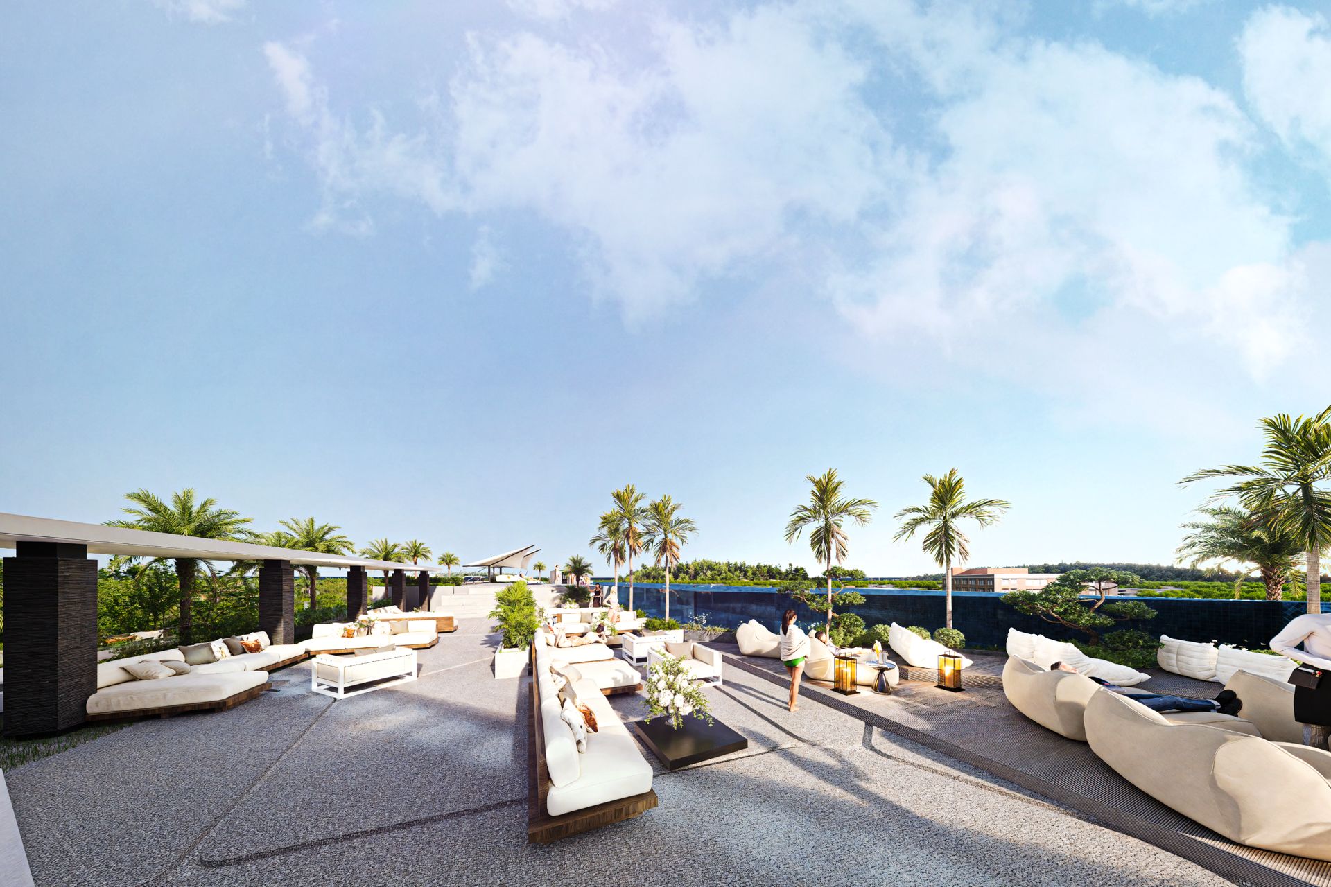 Starry-Sky Rooftop Pool