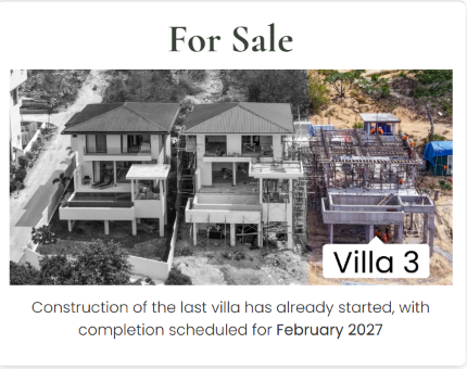 Villa 3 Available